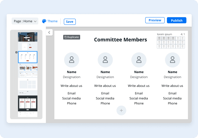 powerful website builder