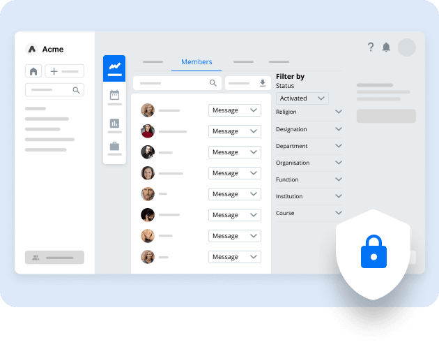 Member data management software