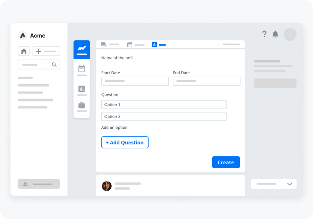 polls and survey app